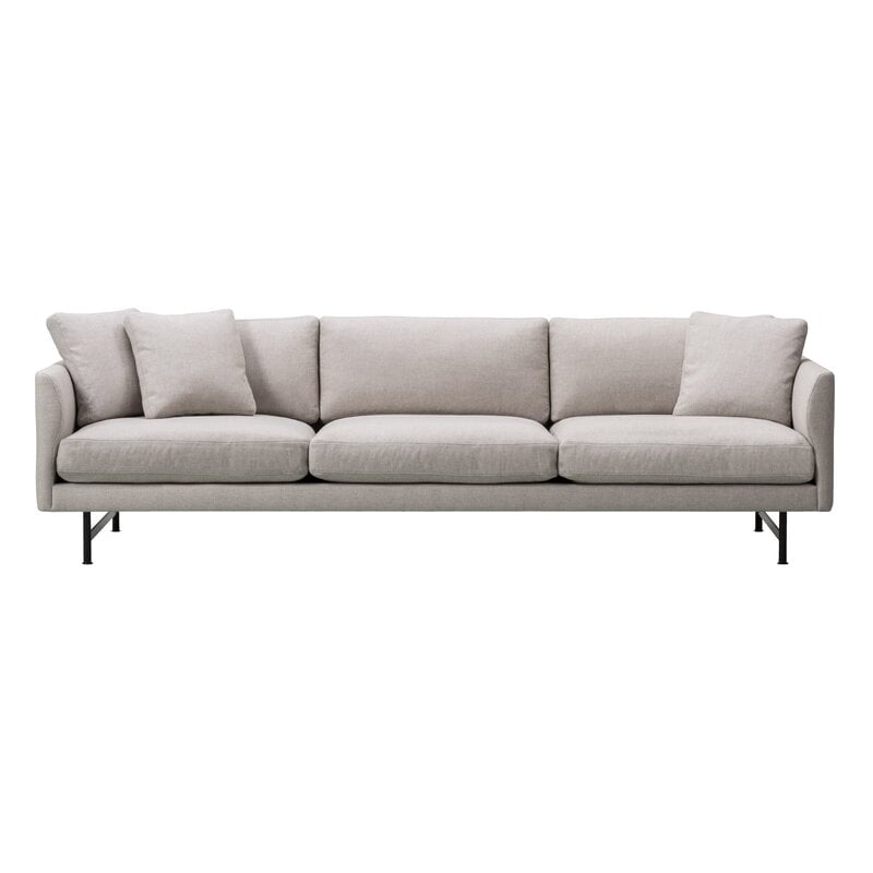 Calmo 80 sofa by Fredericia #3-seater, Sunniva 242 - black steel #
