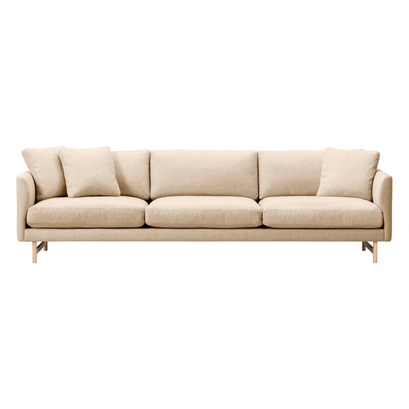 Calmo sofa 80 by Fredericia #3-seater, lacquered oak - Sunniva 811 #