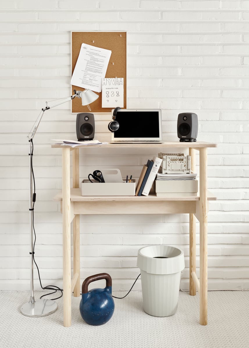 Shade Bin, off white