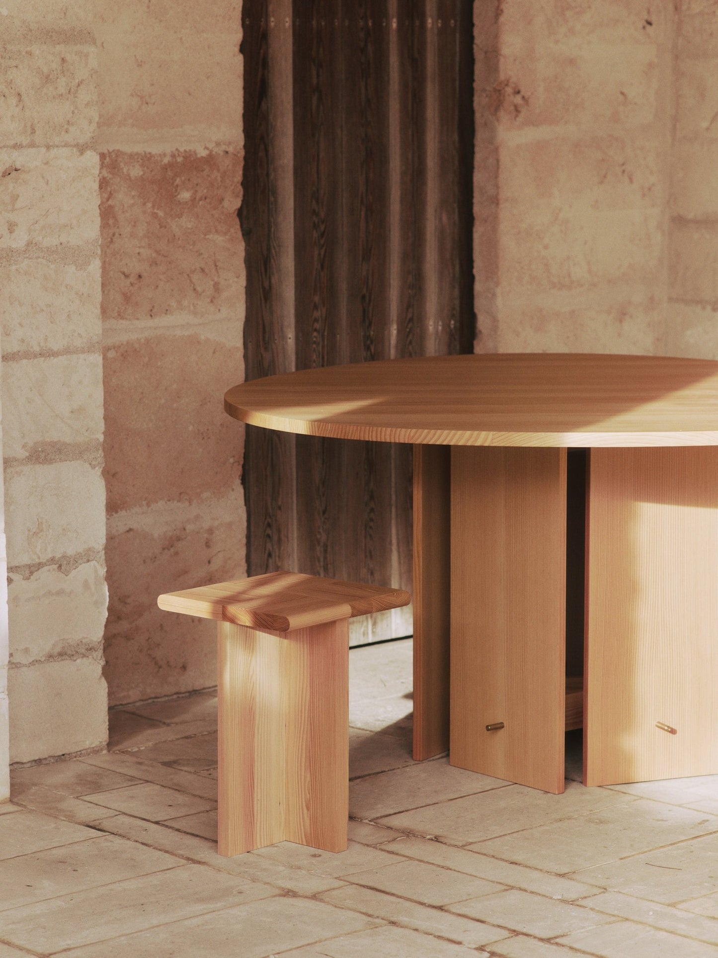 Sala Piece side table, Douglas fir