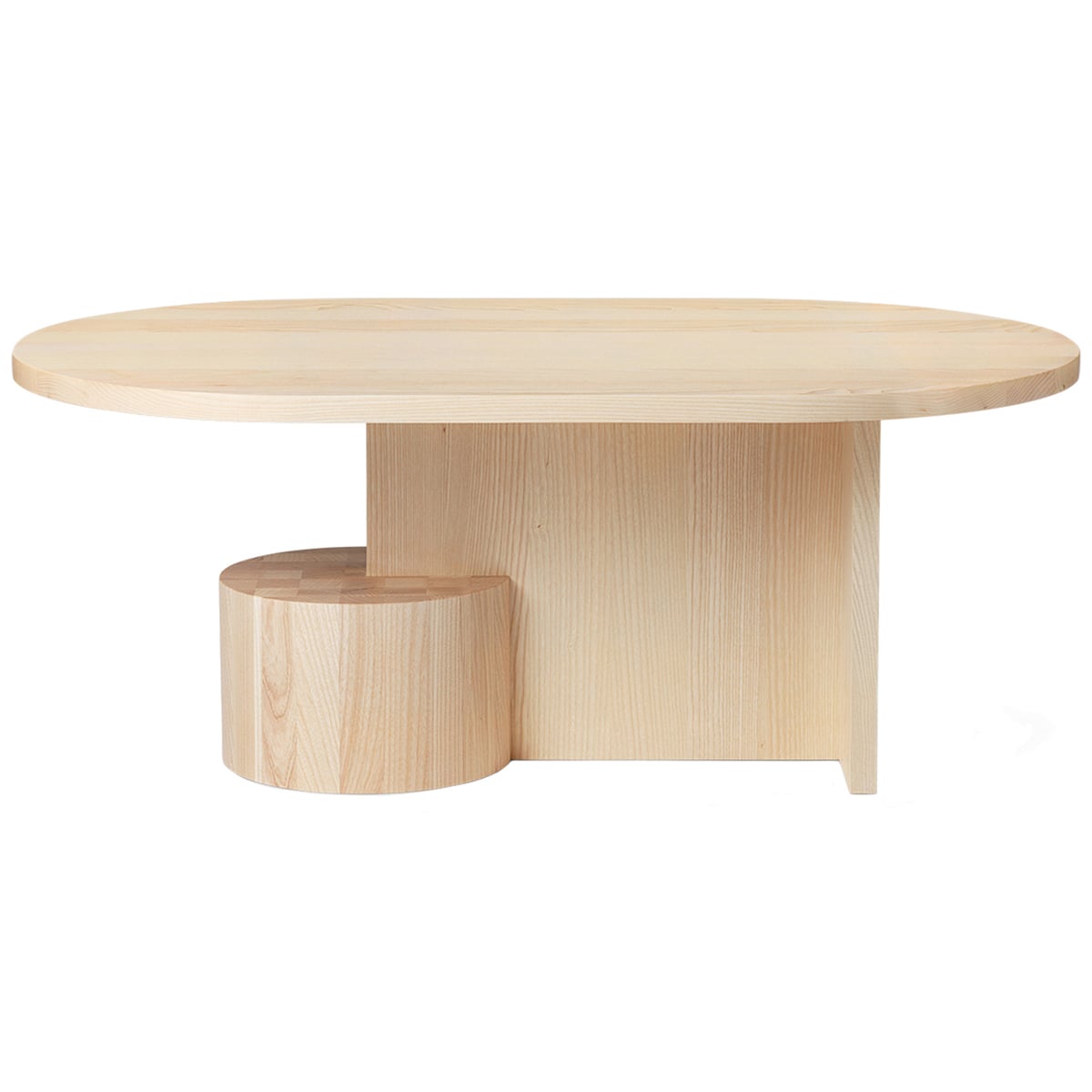 Insert coffee table, natural ash