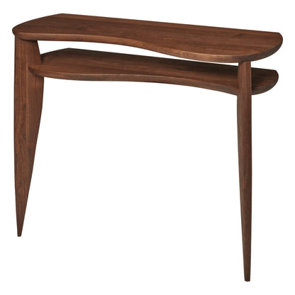 Feve console table, walnut