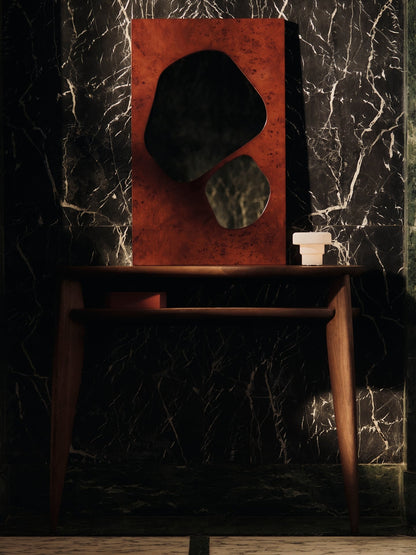 Feve console table, walnut