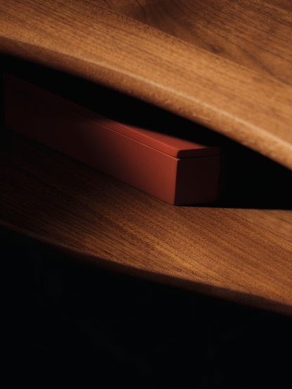 Feve console table, walnut