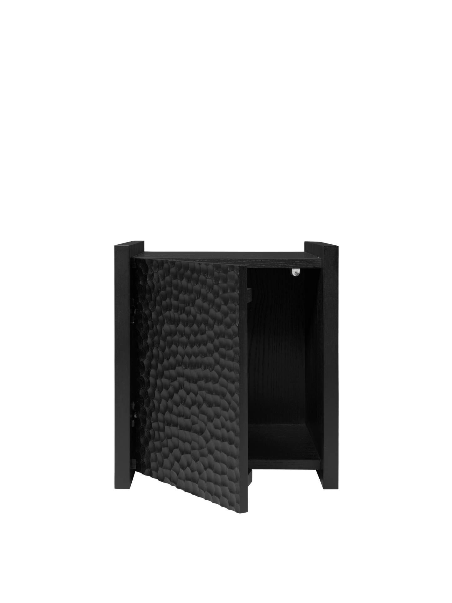 Scarni side table dark stained ash