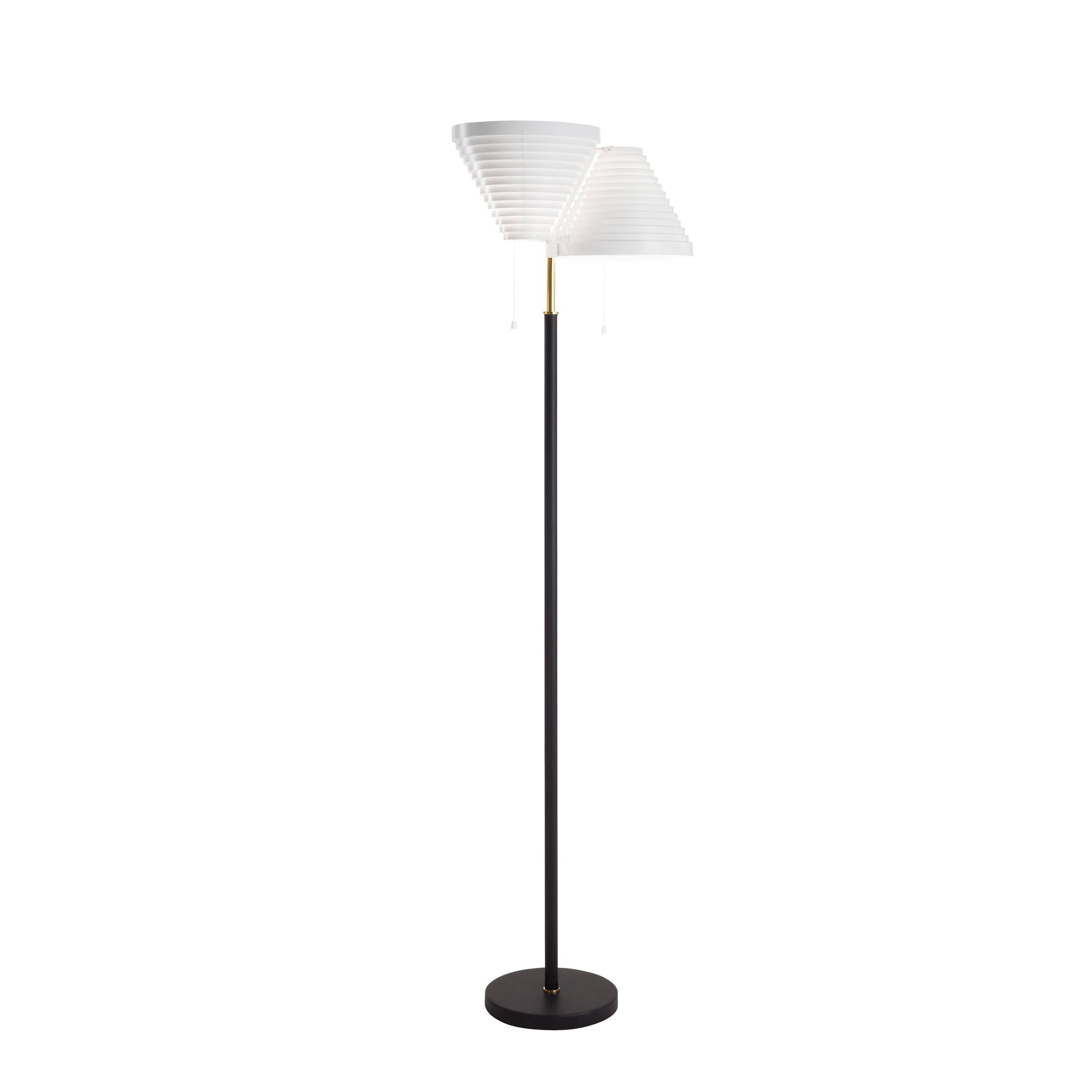 Artek Floor Light A810 — white/brass