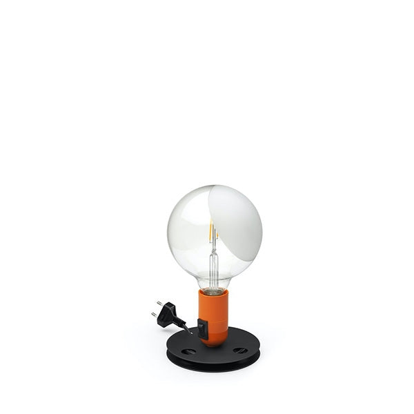 Lampadina Table Lamp by Flos #Oak/Powder Coated Frame