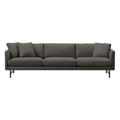 Calmo 80 sofa by Fredericia #3-seater, black steel - Sunniva 173 #