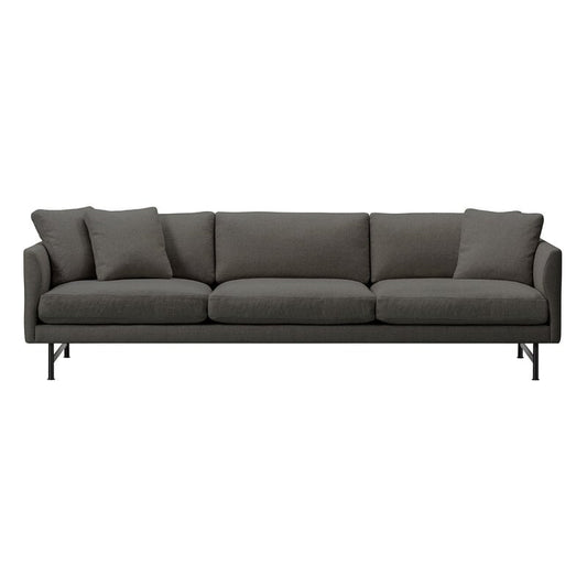 Calmo 80 sofa by Fredericia #3-seater, black steel - Sunniva 173 #