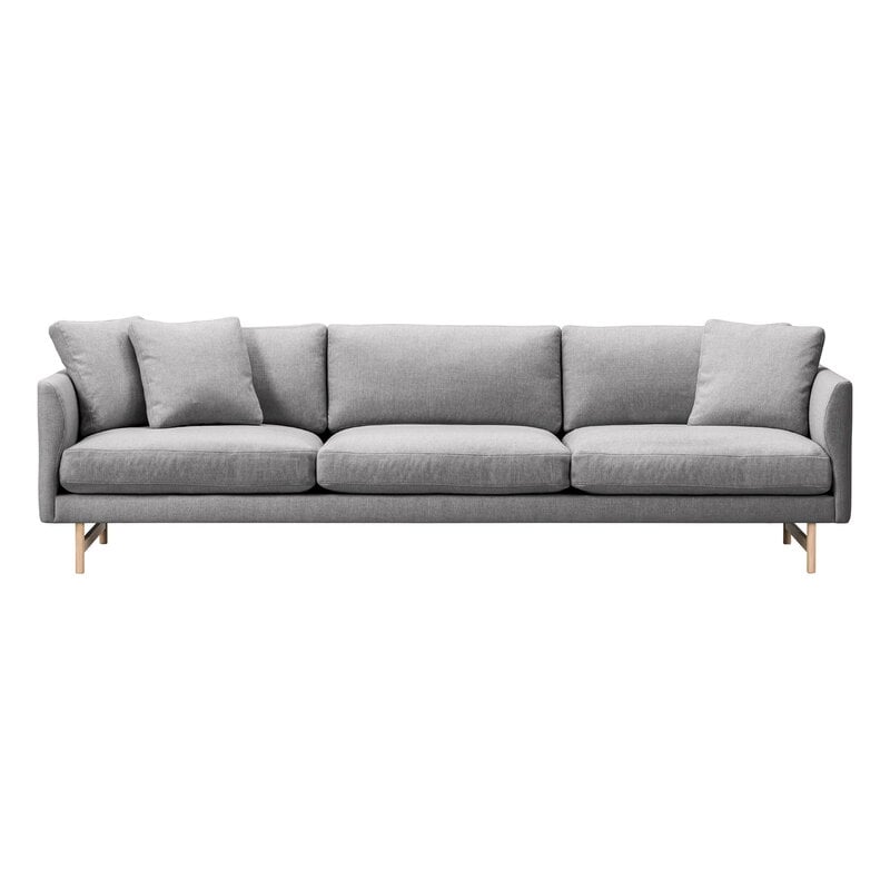 Calmo sofa 80 by Fredericia #3-seater, lacquered oak - Sunniva 242 #