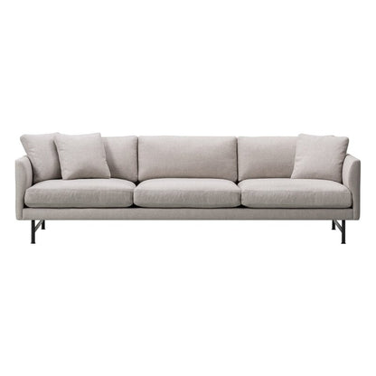 Calmo 80 sofa by Fredericia #3-seater, black steel - Sunniva 717 #
