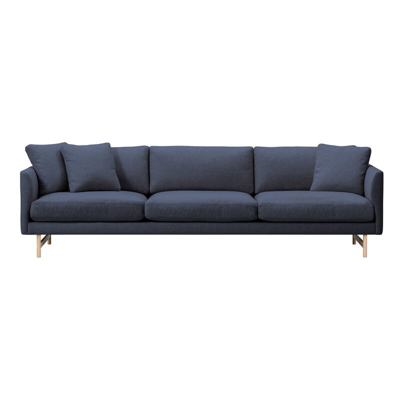Calmo sofa 80 by Fredericia #3-seater, lacquered oak - Sunniva 783 #