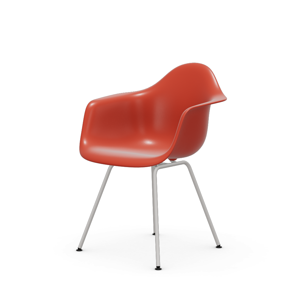 Eames Plastic Armchair DAX (without upholstery).