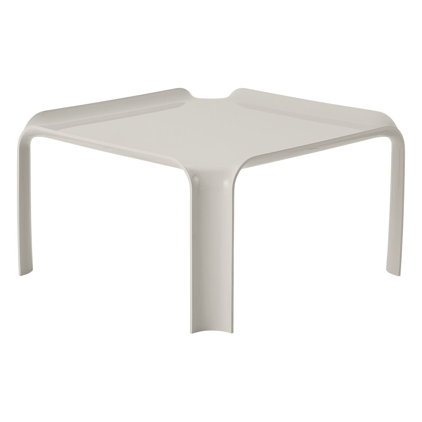 T877 side table, alabaster white