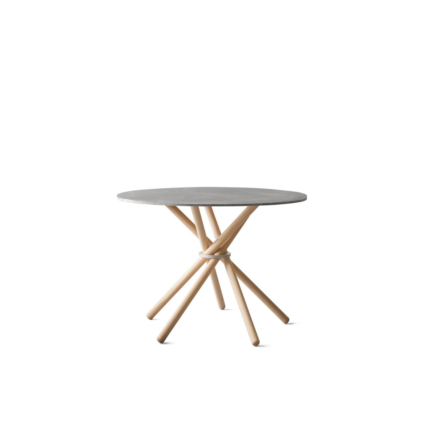 Eberhart Hector 105 Dining Table Light Concrete/Light Oak