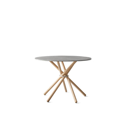 Eberhart Hector 105 Dining Table Light Concrete/Light Oak