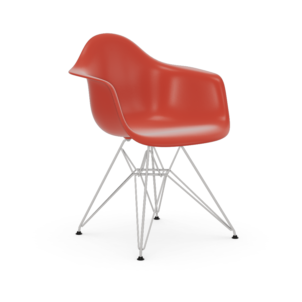 Eames Plastic Armchair DAR (without upholstery).