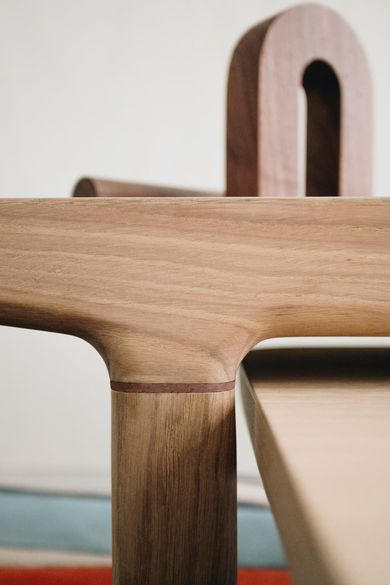 Camille L29 coffee table, natural oak