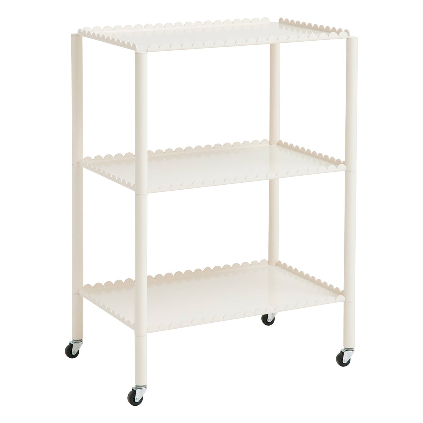 Arcs trolley, high, eggshell