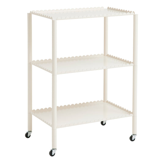 Arcs trolley, high, eggshell