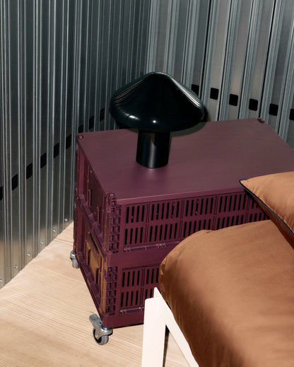 Colour Crate, L, recycled plastic, bordeaux