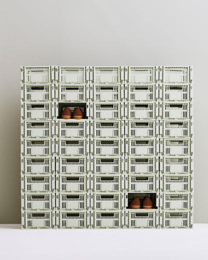 Colour Crate, M, recycled plastic, mint