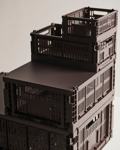 Colour Crate, L, recycled plastic, bordeaux