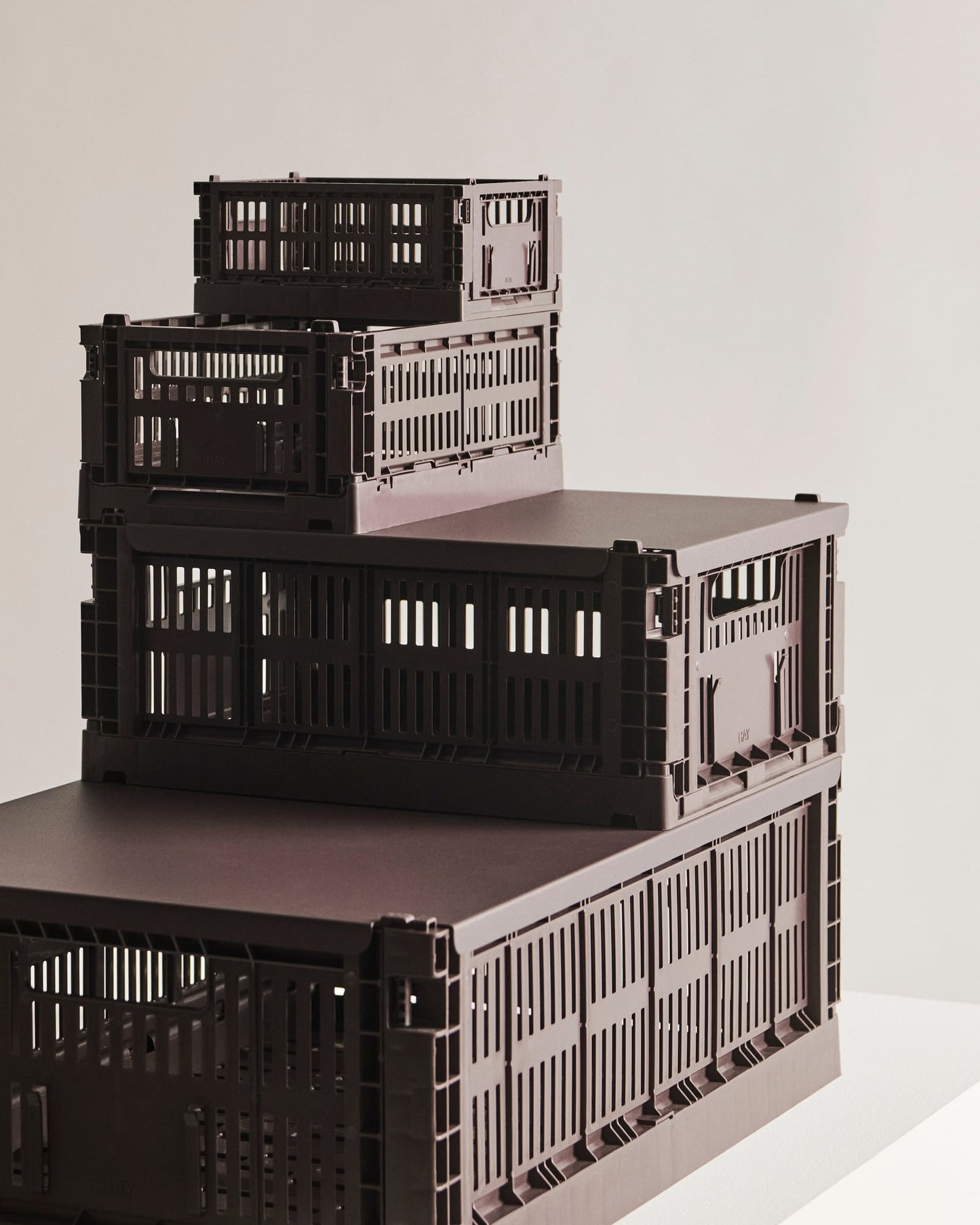 Colour Crate, XL, recycled plastic, bordeaux
