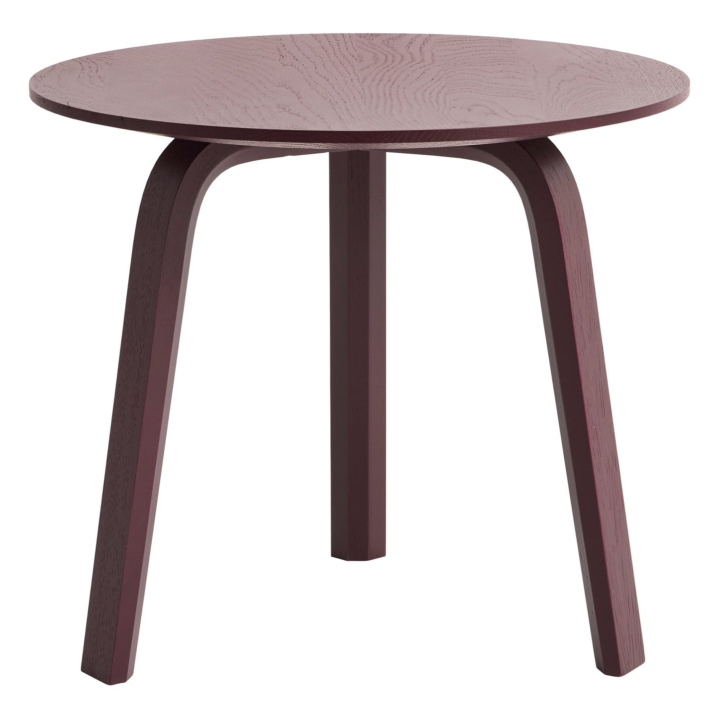Bella coffee table 45 cm, low, dark bordeaux