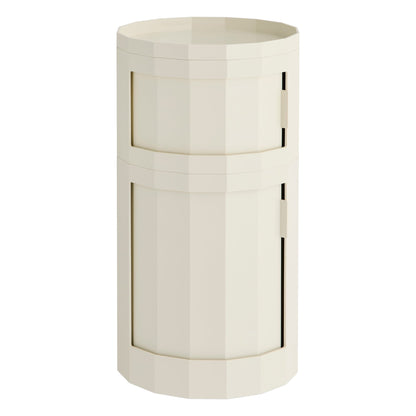 Facet cabinet 110, incl. feet and castors, eggshell