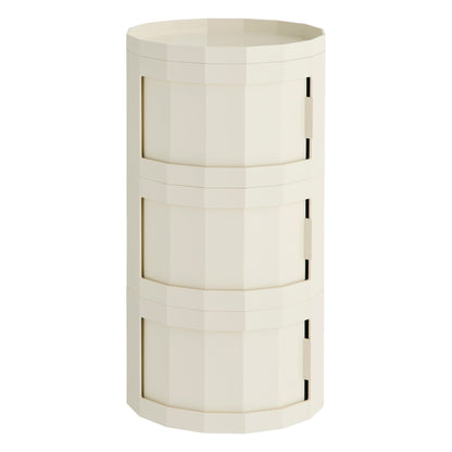 Facet cabinet 30, three doors, eggshell