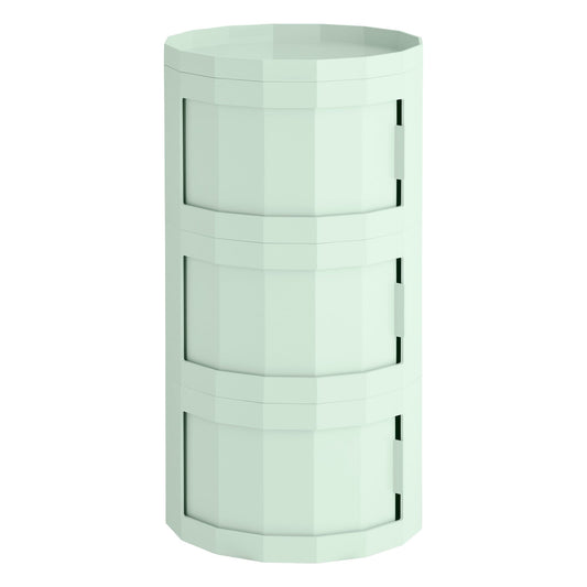Facet cabinet 30, three doors, soft mint