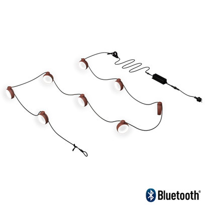 Hoop String Lights L1200 Cm – Type E & F by Fermob #RED OCHRE