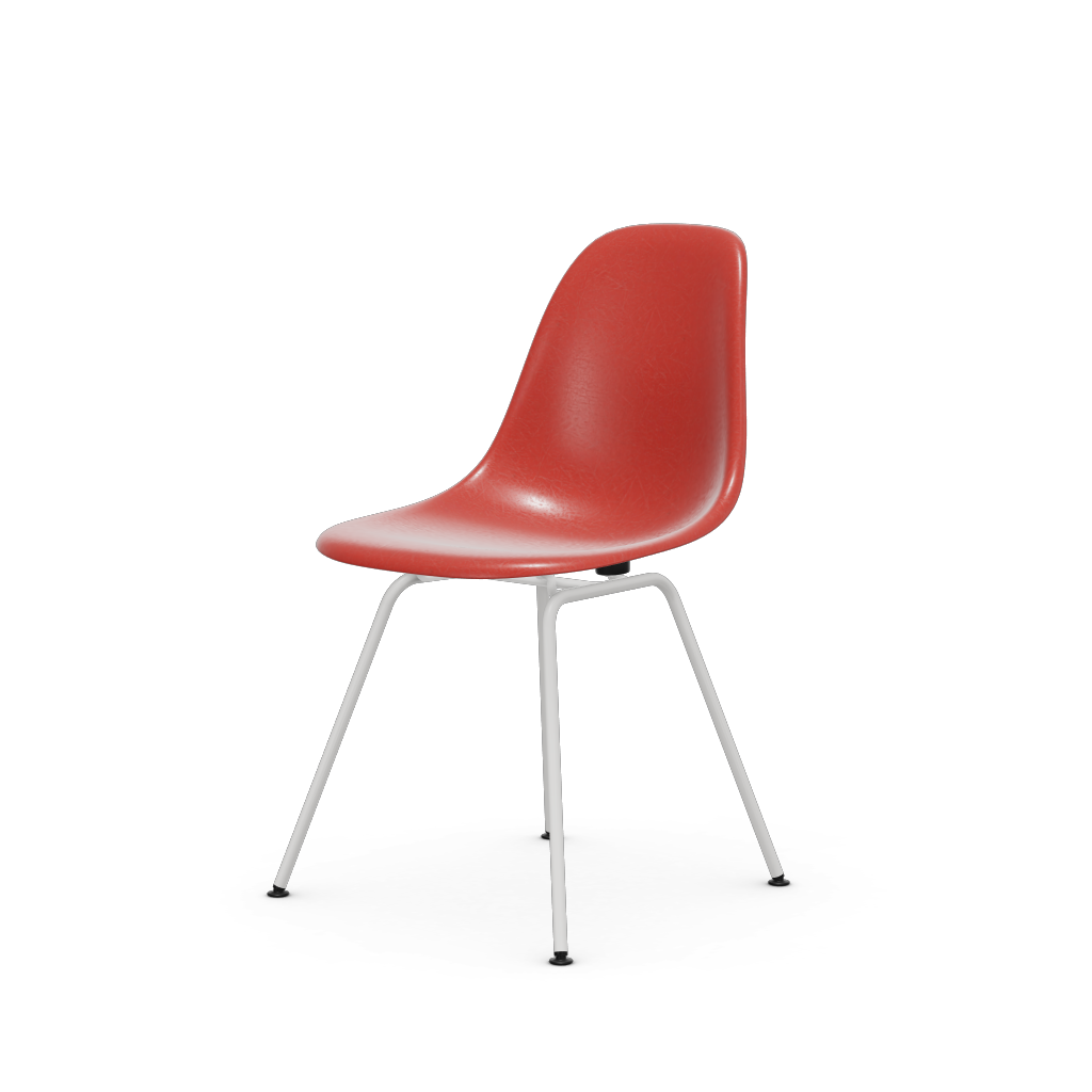 Eames Fiberglass Side Chair DSX (without upholstery).