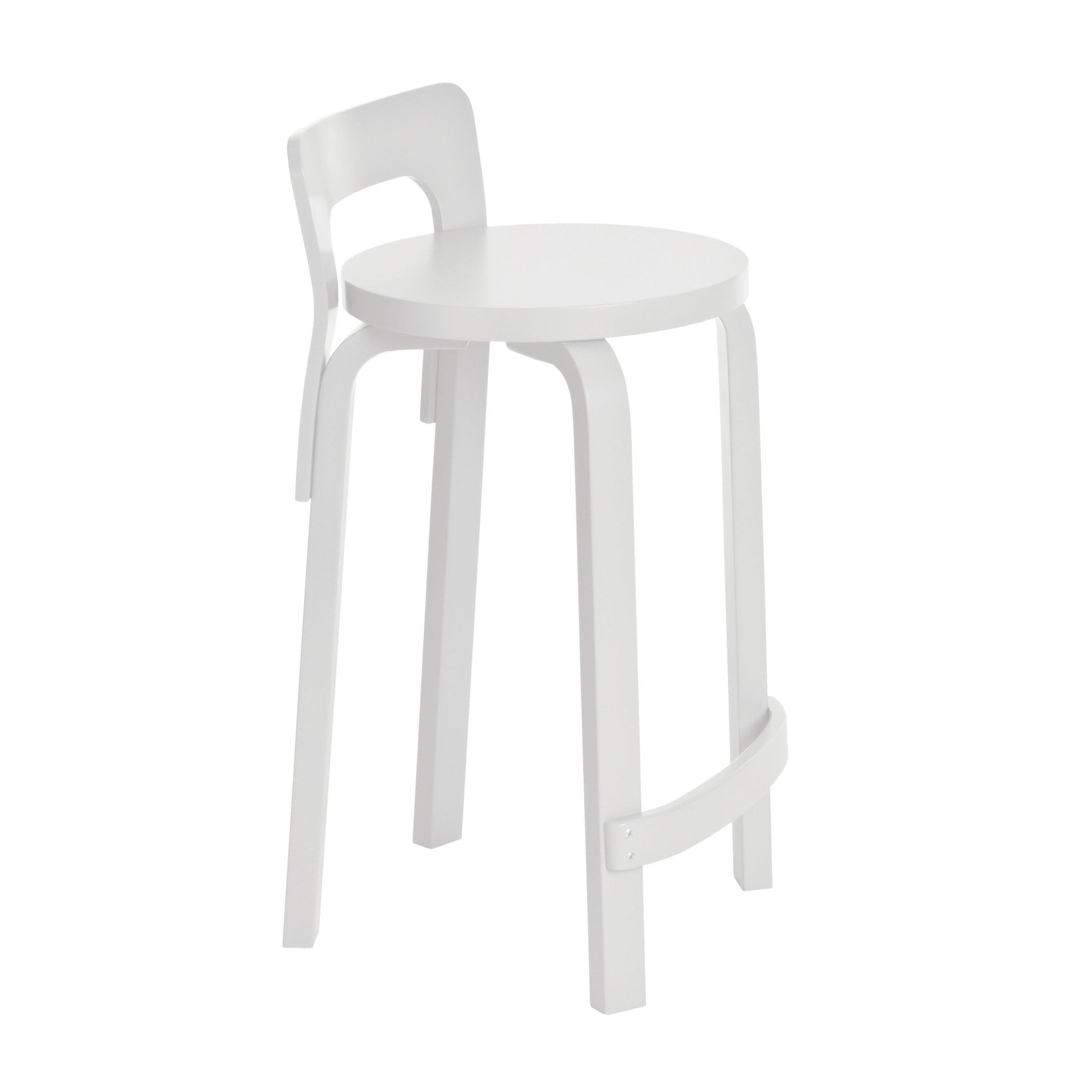 Artek High Chair K65 — white lacquered