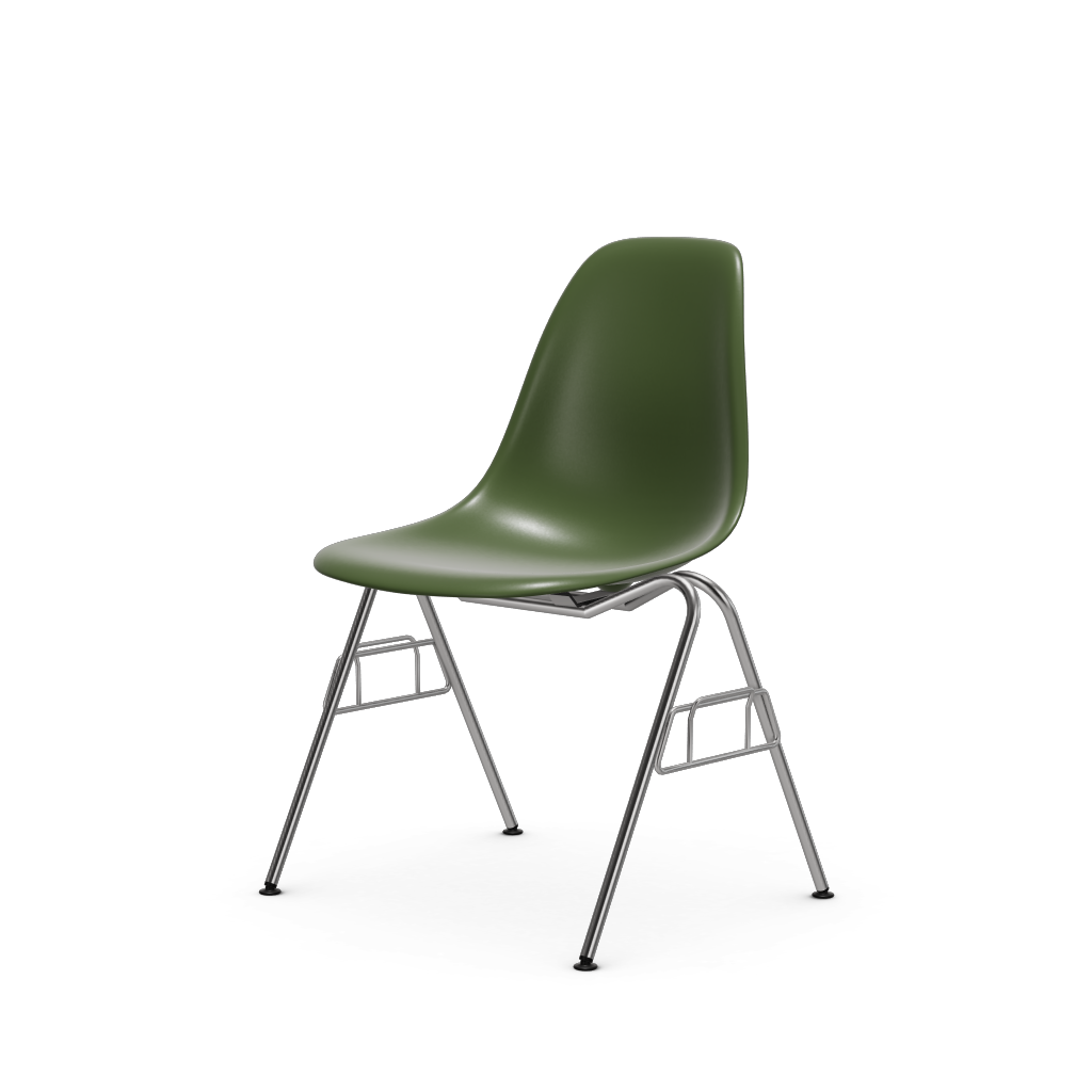 Eames Plastic Side Chair DSS-N (without upholstery).