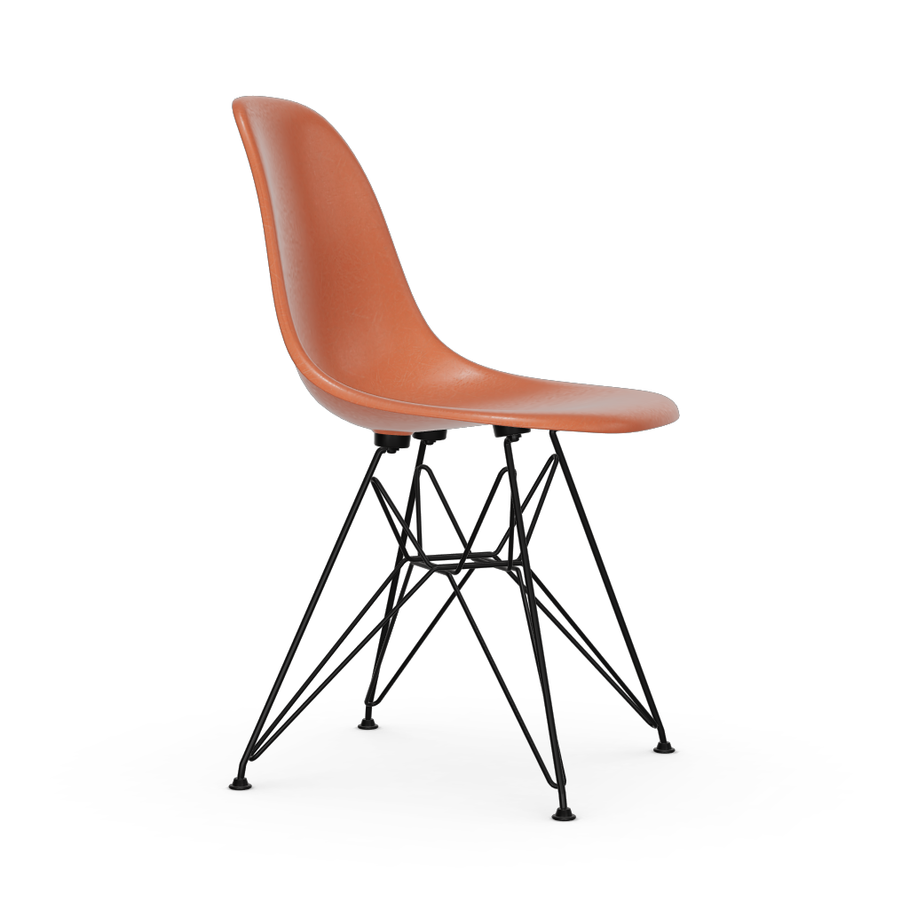 Eames Fiberglass Side Chair DSR (without upholstery).