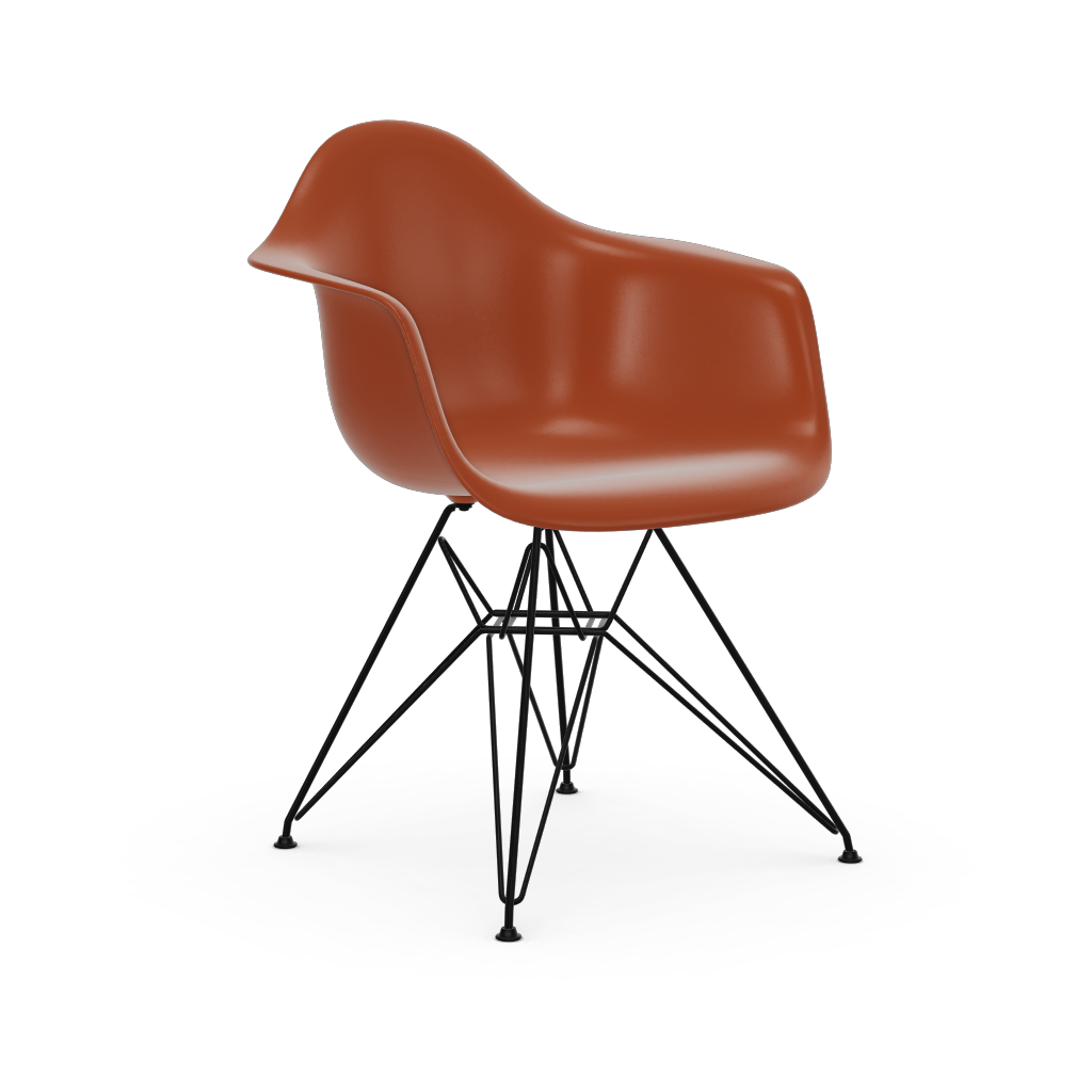 Eames Plastic Armchair DAR (without upholstery).
