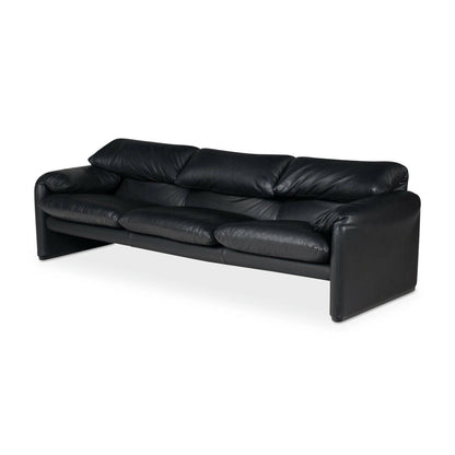 [Overseas Stock - 3 Month Lead Time] Maralunga - 3-Seater Leather Sofa