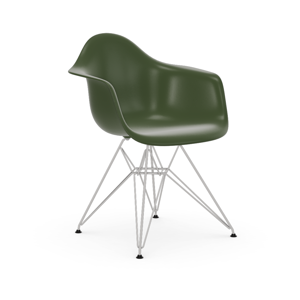 Eames Plastic Armchair DAR (without upholstery).