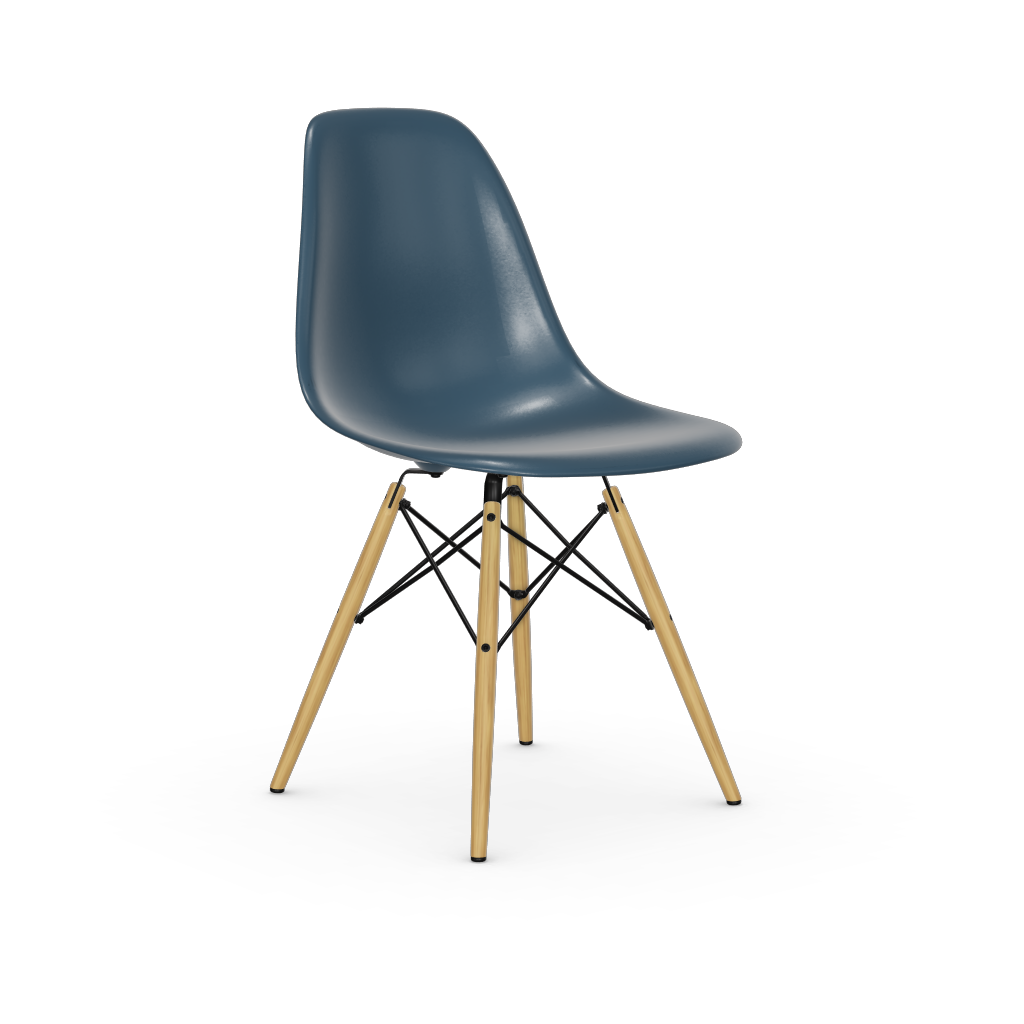Eames Plastic Side Chair DSW (without upholstery).