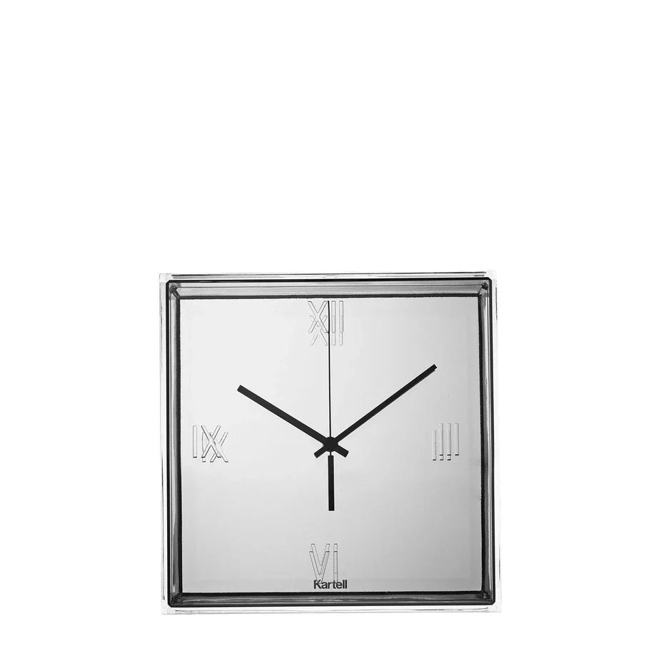 [Overseas Stock] TIC&TAC METAL Wall Clock - Chrome
