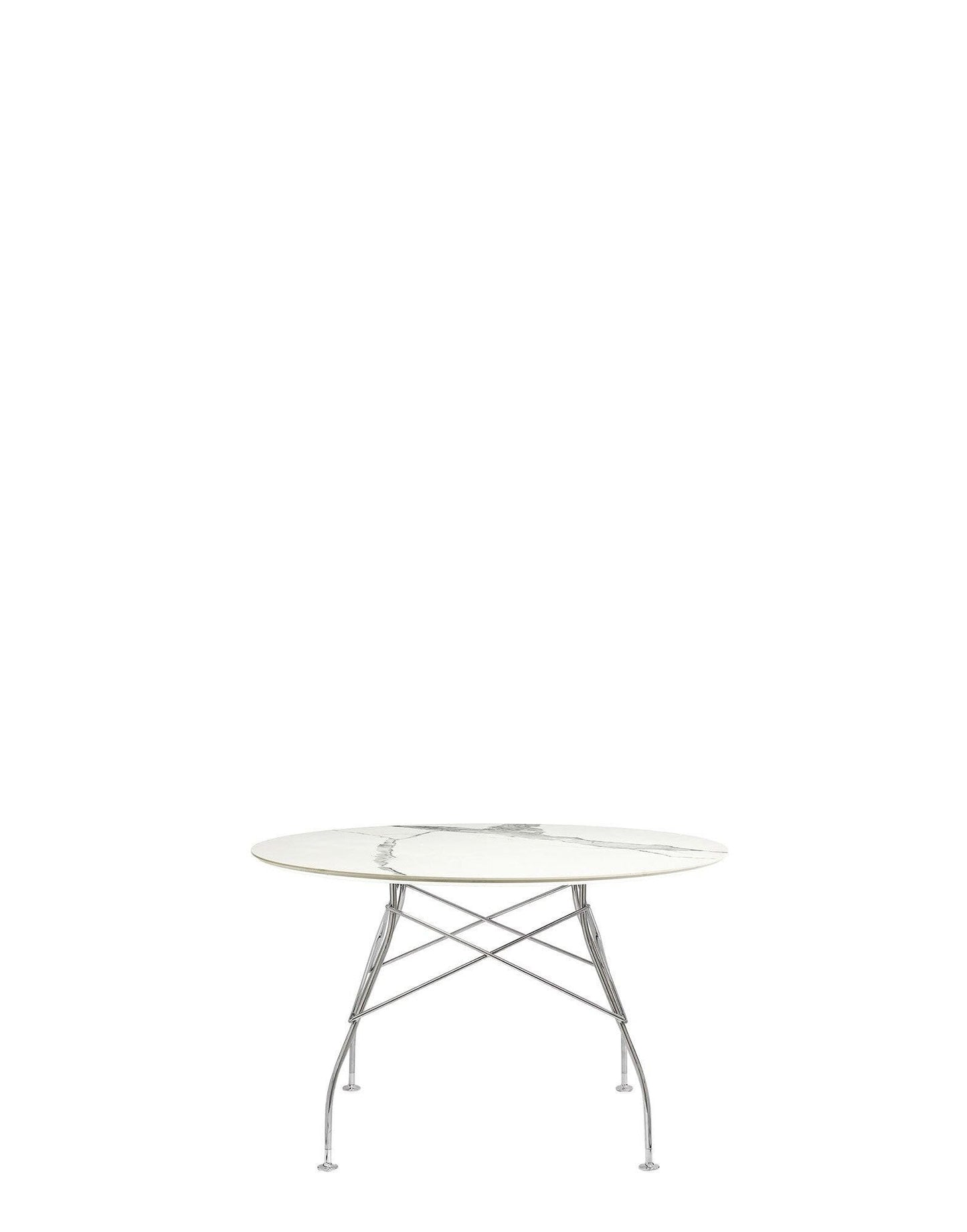 Glossy Marble Round Table.