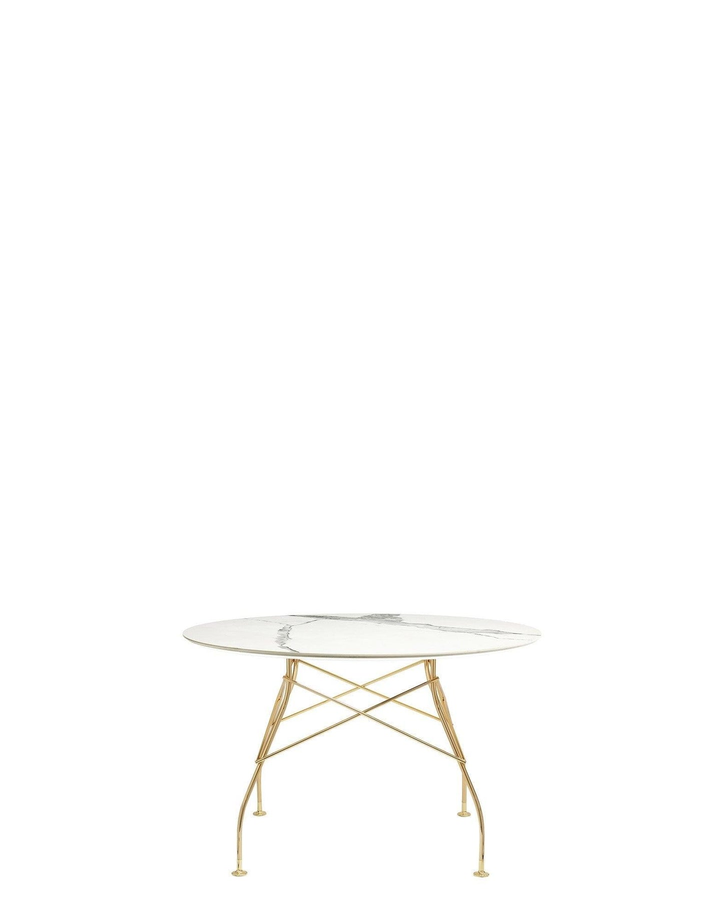 Glossy Marble Round Table.