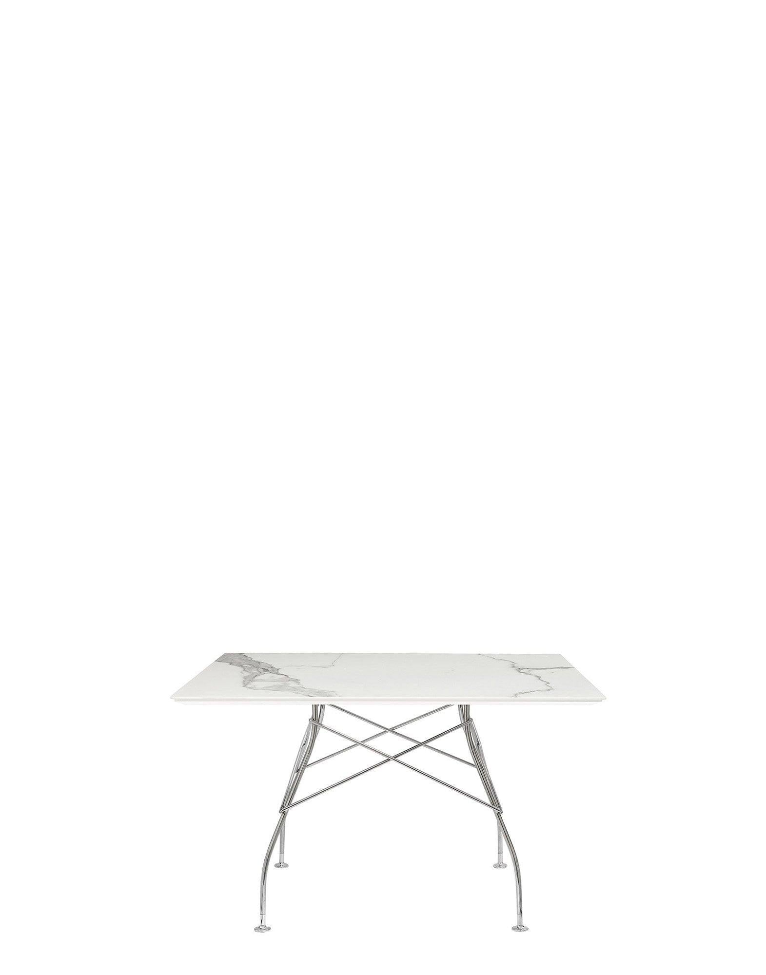 Glossy Marble Square Table.