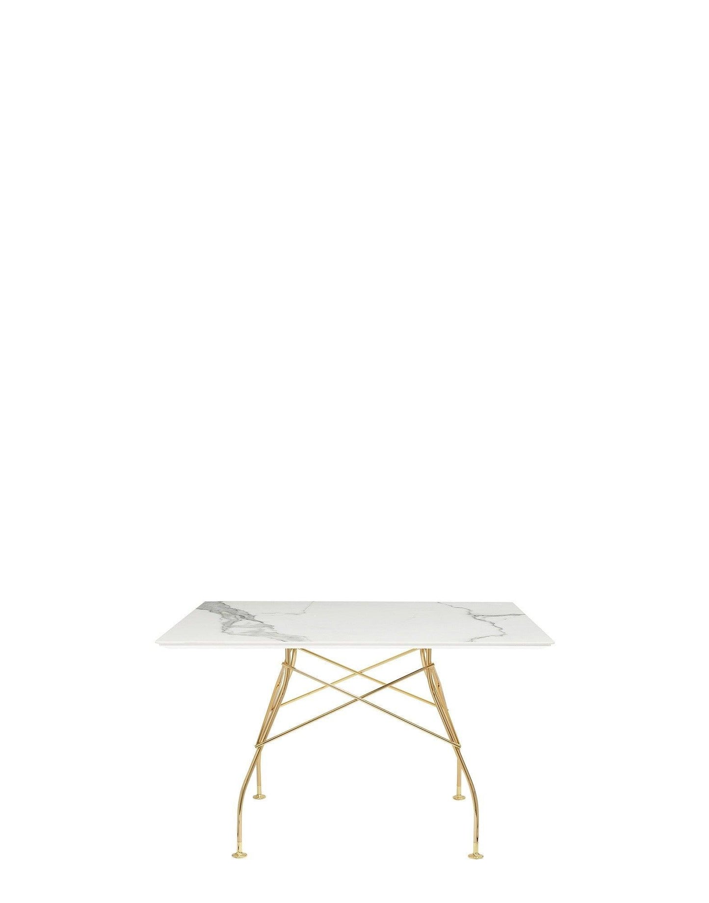 Glossy Marble Square Table.