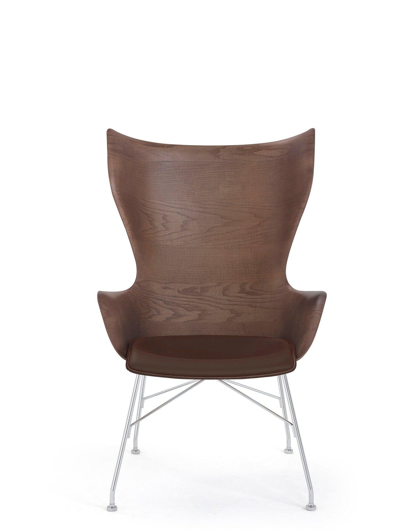 K/WOOD Armchair (with Leather Seat).