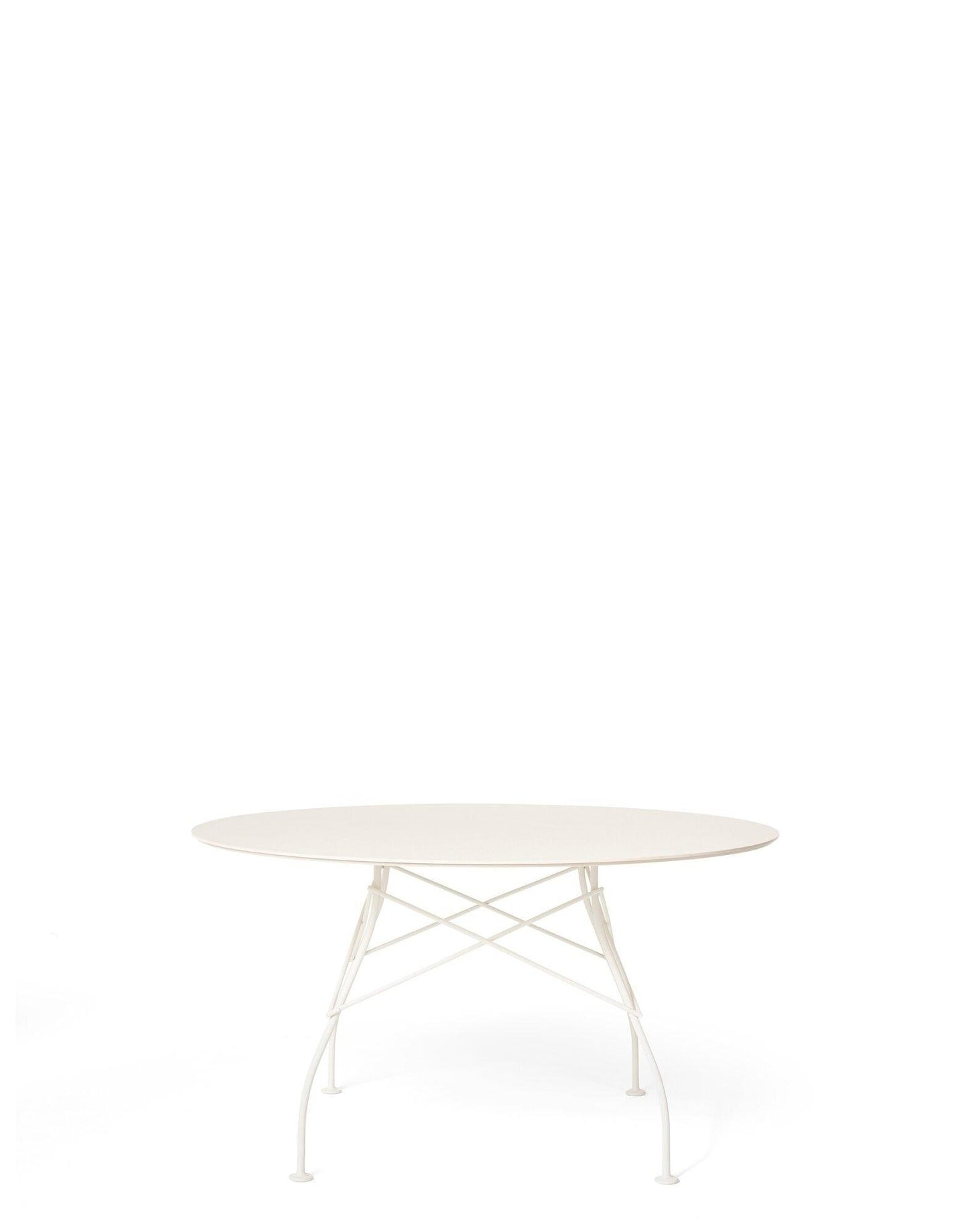 Glossy Outdoor Round Table.