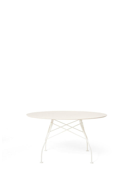 Glossy Outdoor Round Table.