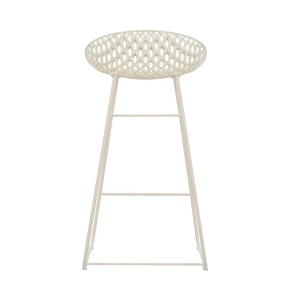Smatrik Bar Stool by Kartell #WHITE/WHITE